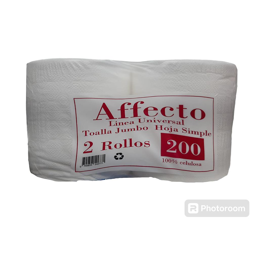 Toalla Rollo Affecto 2x200 Mts