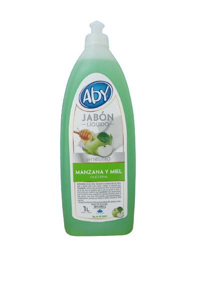 Jabon Liquido Aby Manzana Miel 1 Lt 