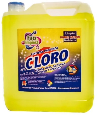 Cloro Bio Limpieza 5 Lts