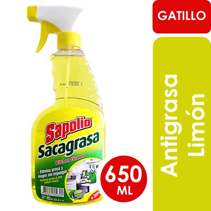 Sacagrasa Sapolio Spray (Limon) 650