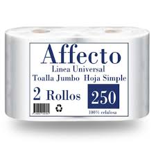 Toalla Rollo Affecto 2x250 Mts 