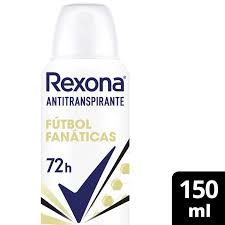 REXONA SPRAY FUTBOL FANATICAS MUJER 12 X 150 ML