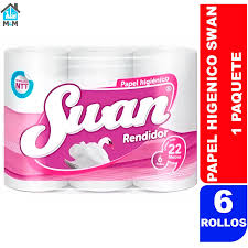 PAPEL HIG SWAN MORADO 6 X 22 MTS 8 PAQ