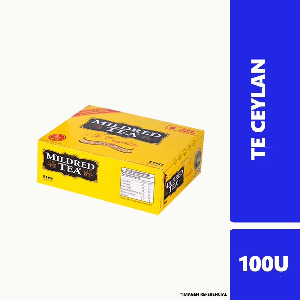 TE MILDRED TÉ NEGRO  100 UN