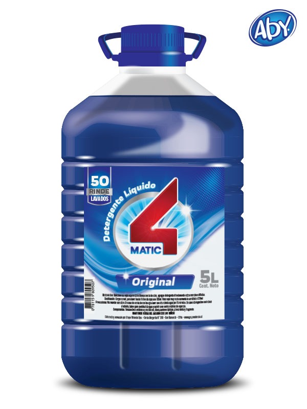 Detergente Liquido Ropa 4Matic / Fragancia Original