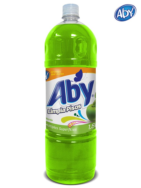 Limpia Pisos Aby 1.8 Lt Manzana Verde