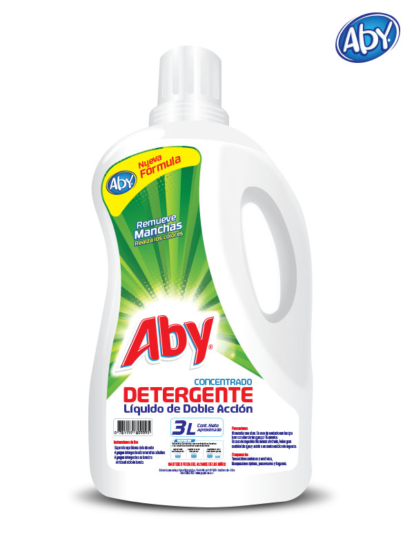 Detergente de Ropa ABY Doble Accion 3 Lts + dosificador